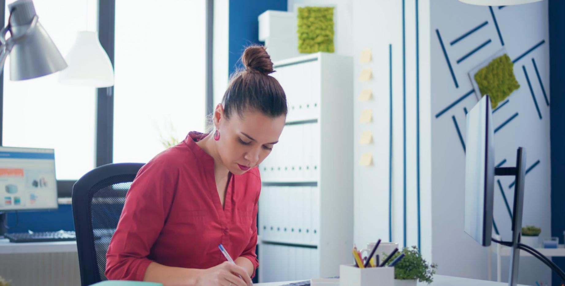 Arbeitsplatz mit Optimierungsanalysen